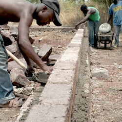 Bouw slaapzalen 2008
