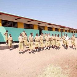 Eerste blok met 4 klaslokalen 2009